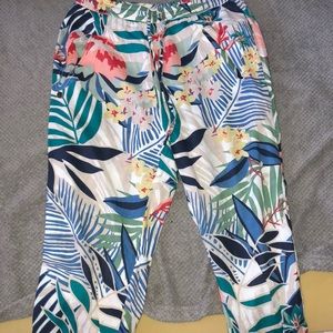 Floral Balloon Pants